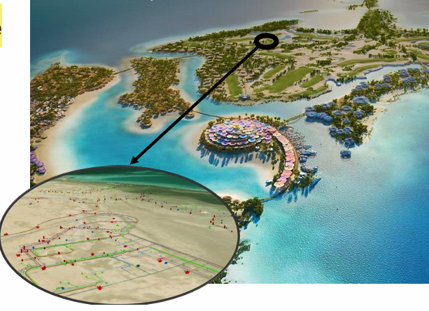 Shura Island Gulf Infrastructure